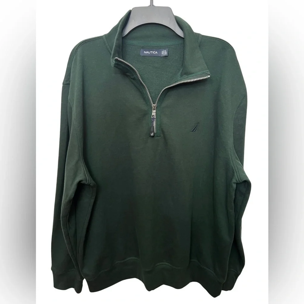 Nautica Men’s Half-zip Long sleeve Sweater - Picture 3 of 3